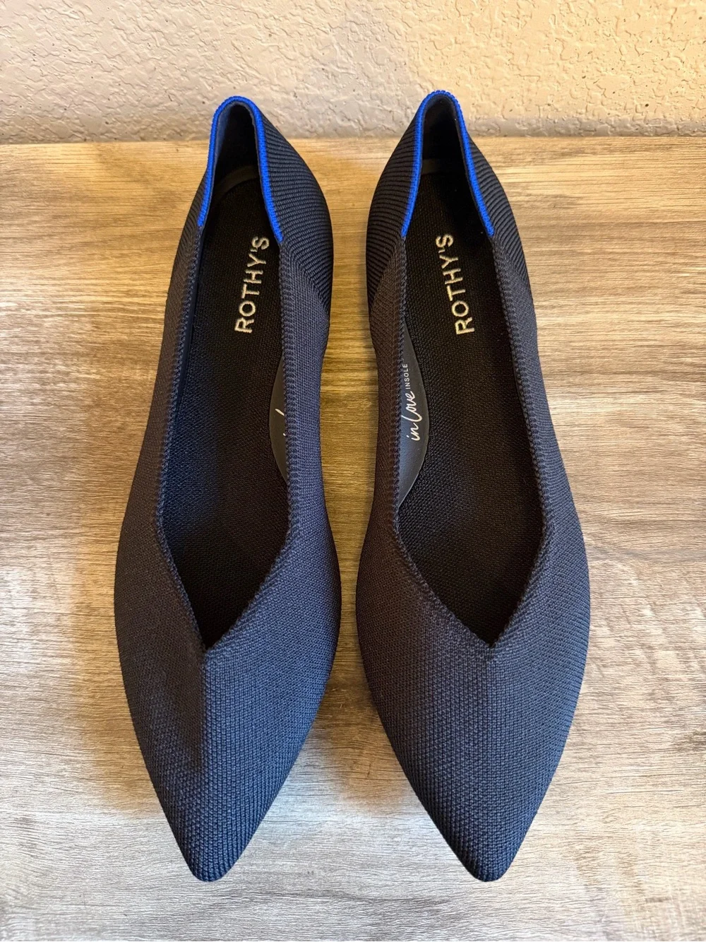 Rothy's The Point II flats In Black Womens Size 11